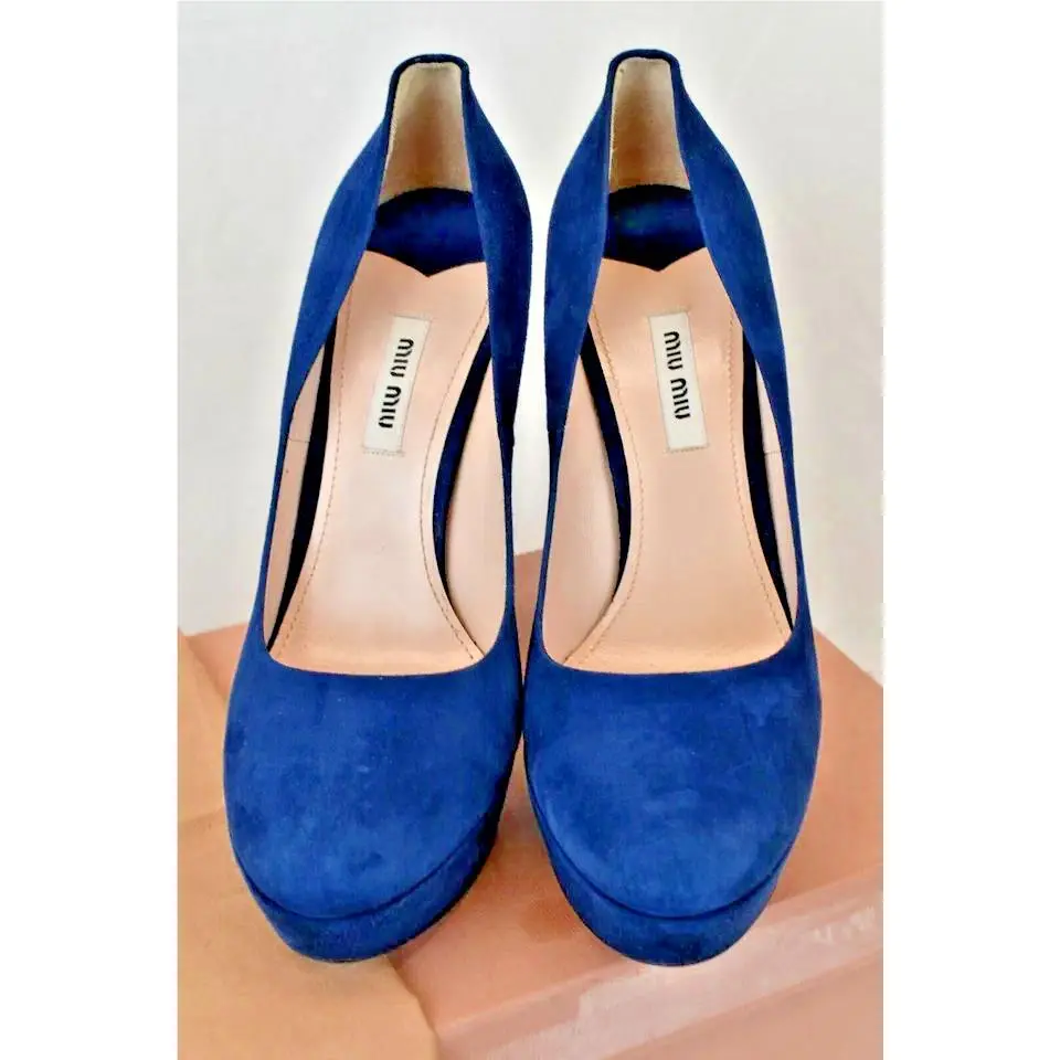 Miu Miu shoes - MIU MIU PRADA 5IP266 - PRADA - Blue (UPC: 0468205358348) 0