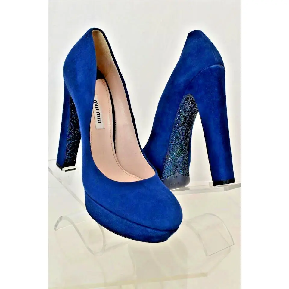 Miu Miu shoes - MIU MIU PRADA 5IP266 - PRADA - Blue (UPC: 0468205358348) 1