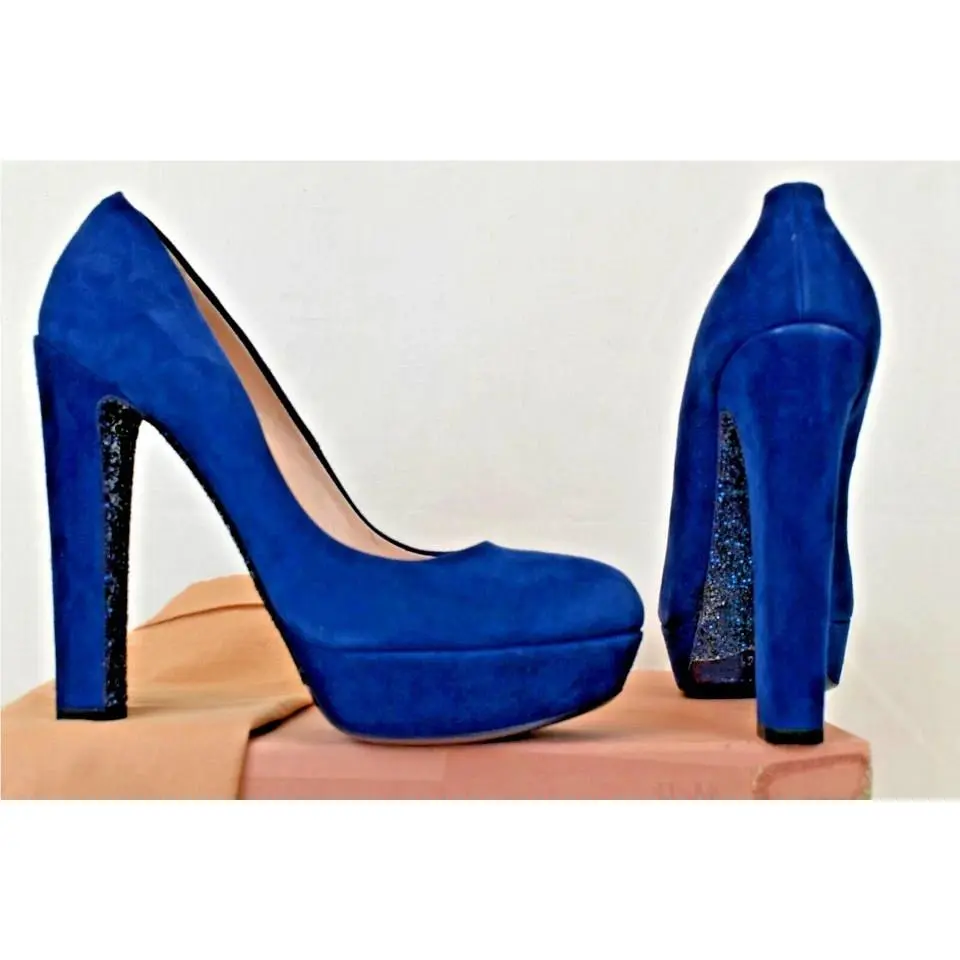 Miu Miu shoes - MIU MIU PRADA 5IP266 - PRADA - Blue (UPC: 0468205358348) 4