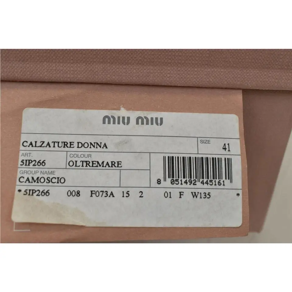 Miu Miu shoes - MIU MIU PRADA 5IP266 - PRADA - Blue (UPC: 0468205358348) 7