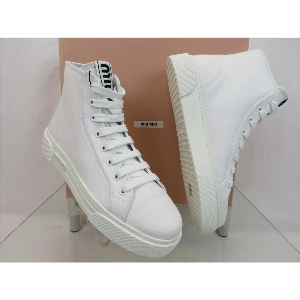 Miu Miu shoes - 5T029D - 5T029D - White (UPC: 8052288782491) 5