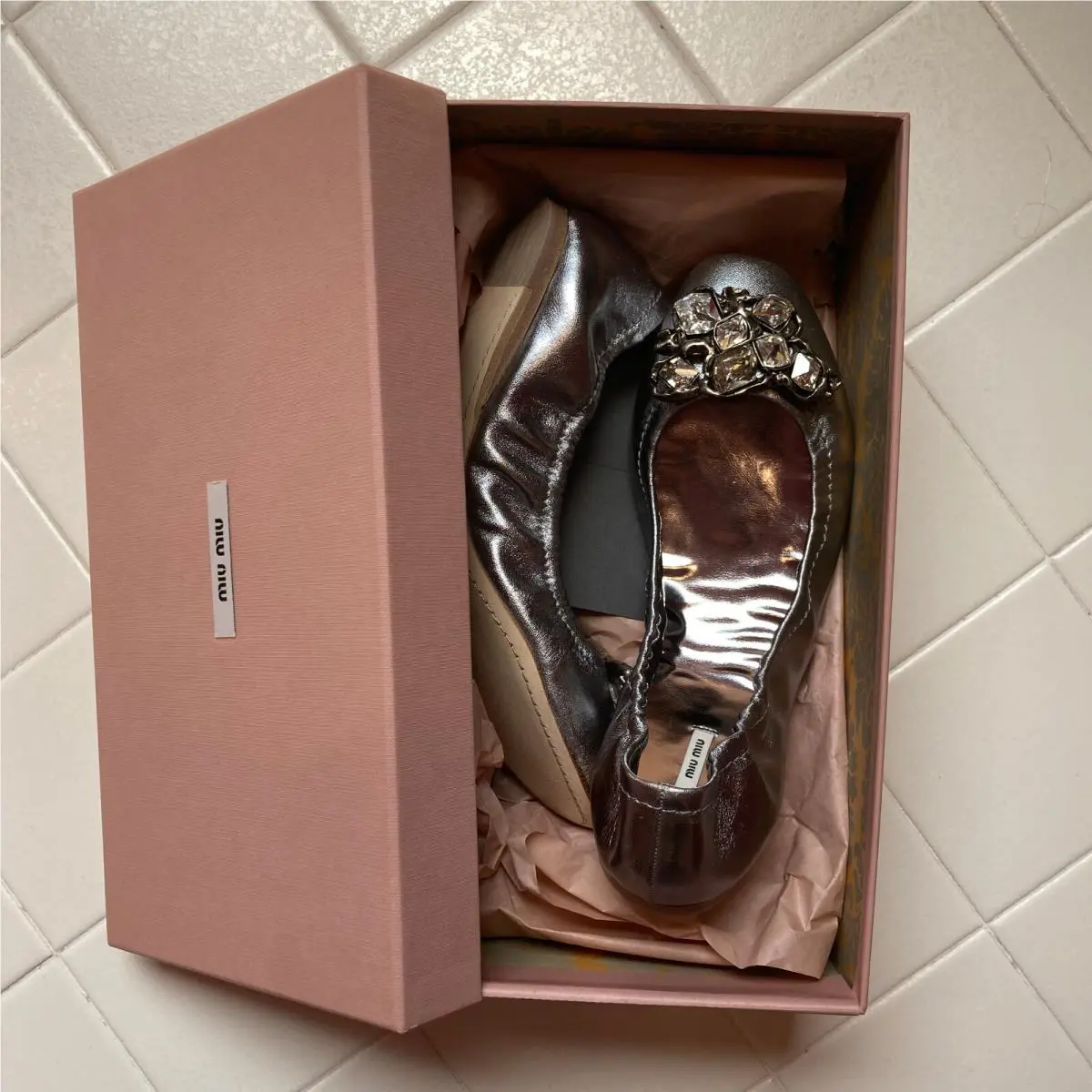 Miu Miu shoes - Ballet - Ballet - Silver 1