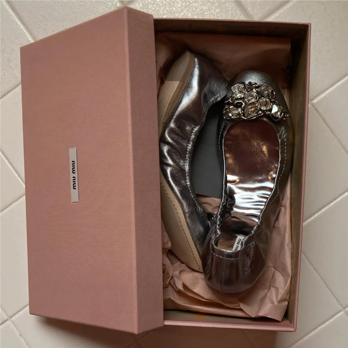 Miu Miu shoes - Ballet - Ballet - Silver 0