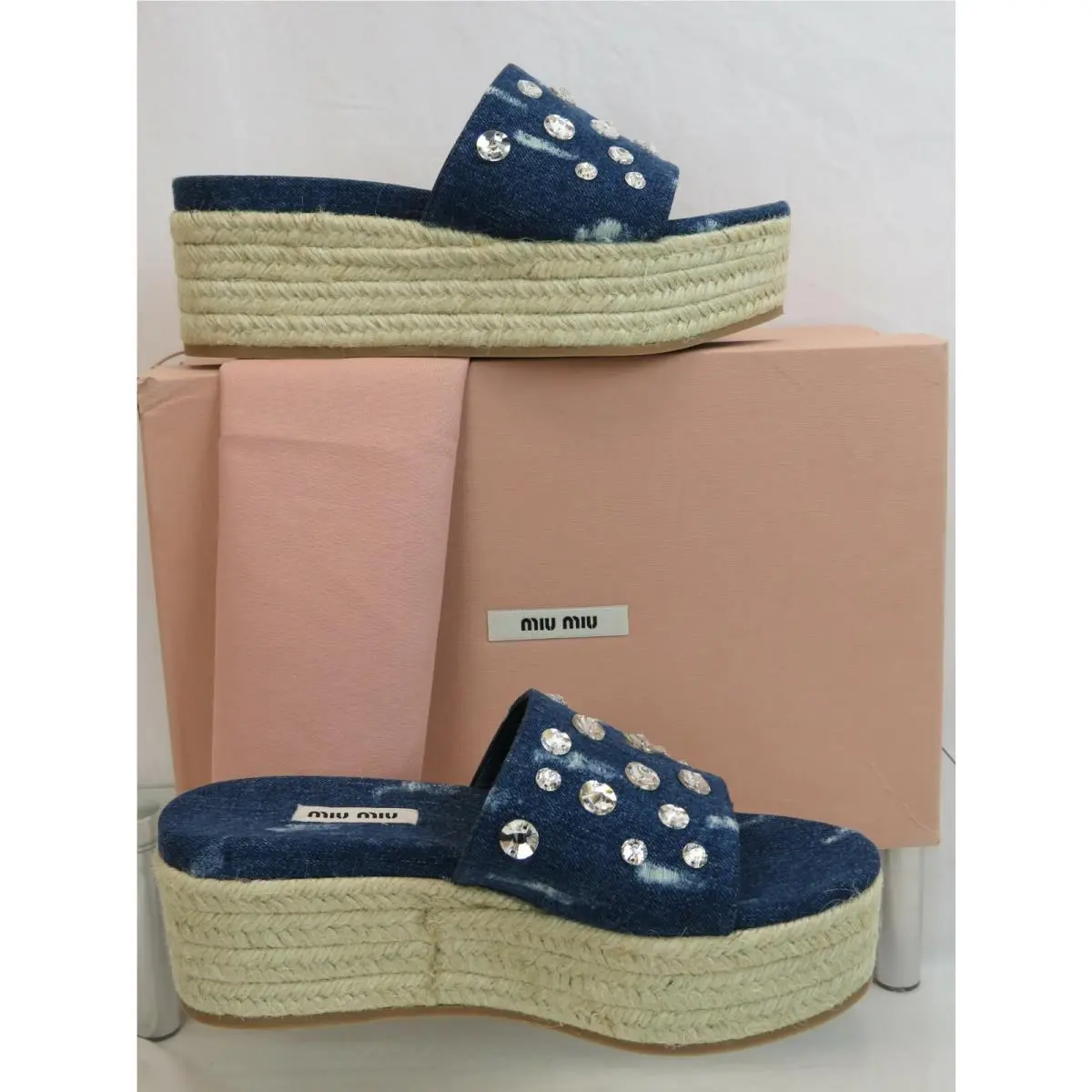 Miu Miu shoes - MIU MIU 5XX383 - Blue (UPC: 8056158896172) 1