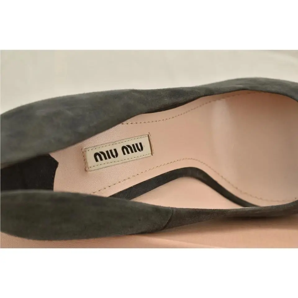 Miu Miu shoes - MIU MIU PRADA 5KP219 - PRADA - Gray (UPC: 0468205358348) 5