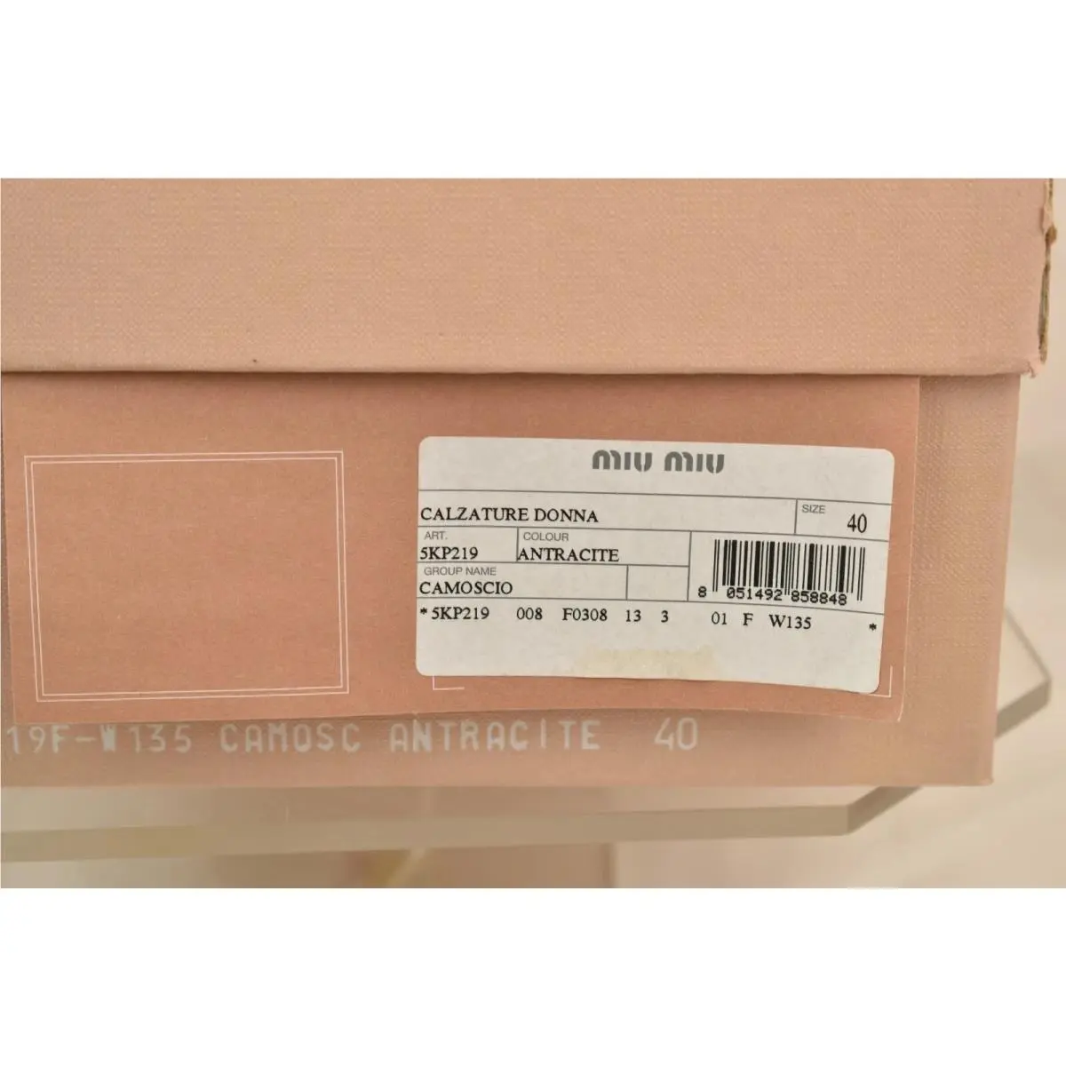 Miu Miu shoes - MIU MIU PRADA 5KP219 - PRADA - Gray (UPC: 0468205358348) 7