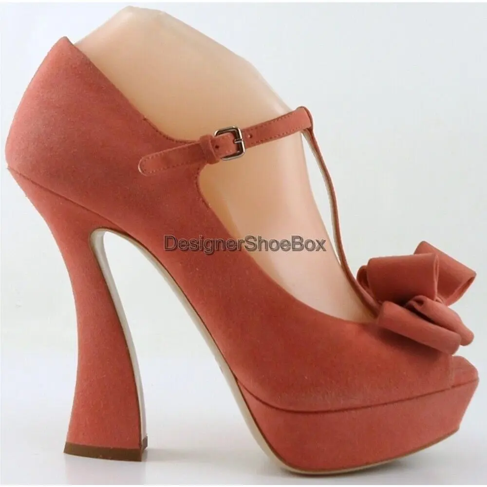 Miu Miu shoes - Coral, Main: Camelia (UPC: 8057253170891) 1