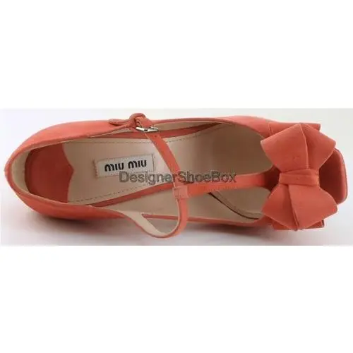 Miu Miu shoes - Coral, Main: Camelia (UPC: 8057253170891) 2