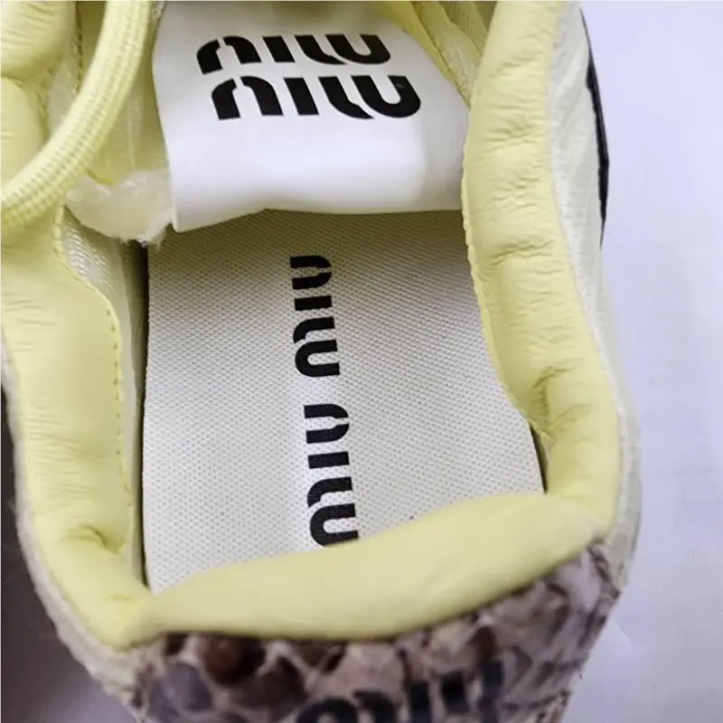 Miu Miu shoes - Yellow Multi (UPC: 8056811025598) 6