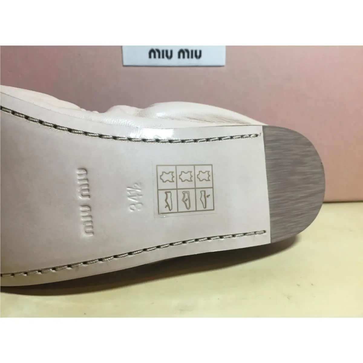 Miu Miu shoes - Beige (UPC: 8051415206213) 4