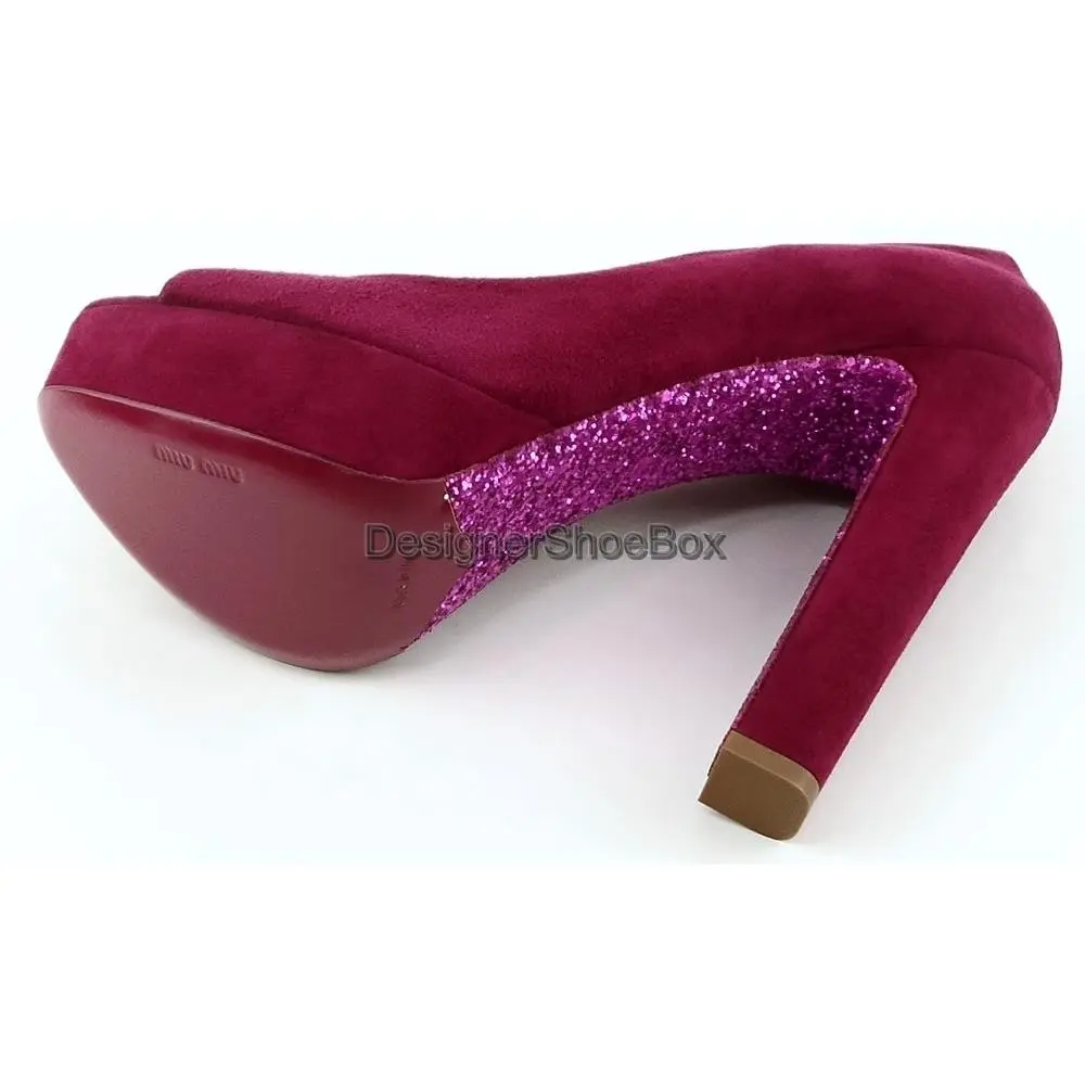 Miu Miu shoes - Wine, Main: Bouganville (UPC: 8057253314301) 2
