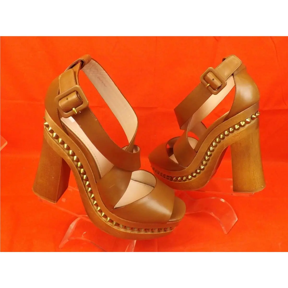 Miu Miu shoes - MIU MIU PRADA 5Z8680 - PRADA - Brown (UPC: 8058094208415) 4