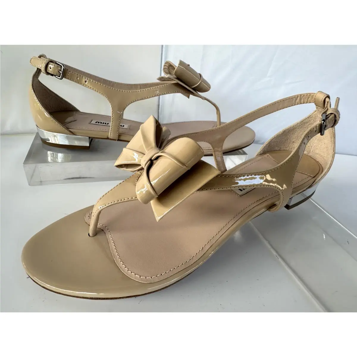 Miu Miu shoes - Miu Miu sandal - sandal - Beige (UPC: 8051415224033) 8