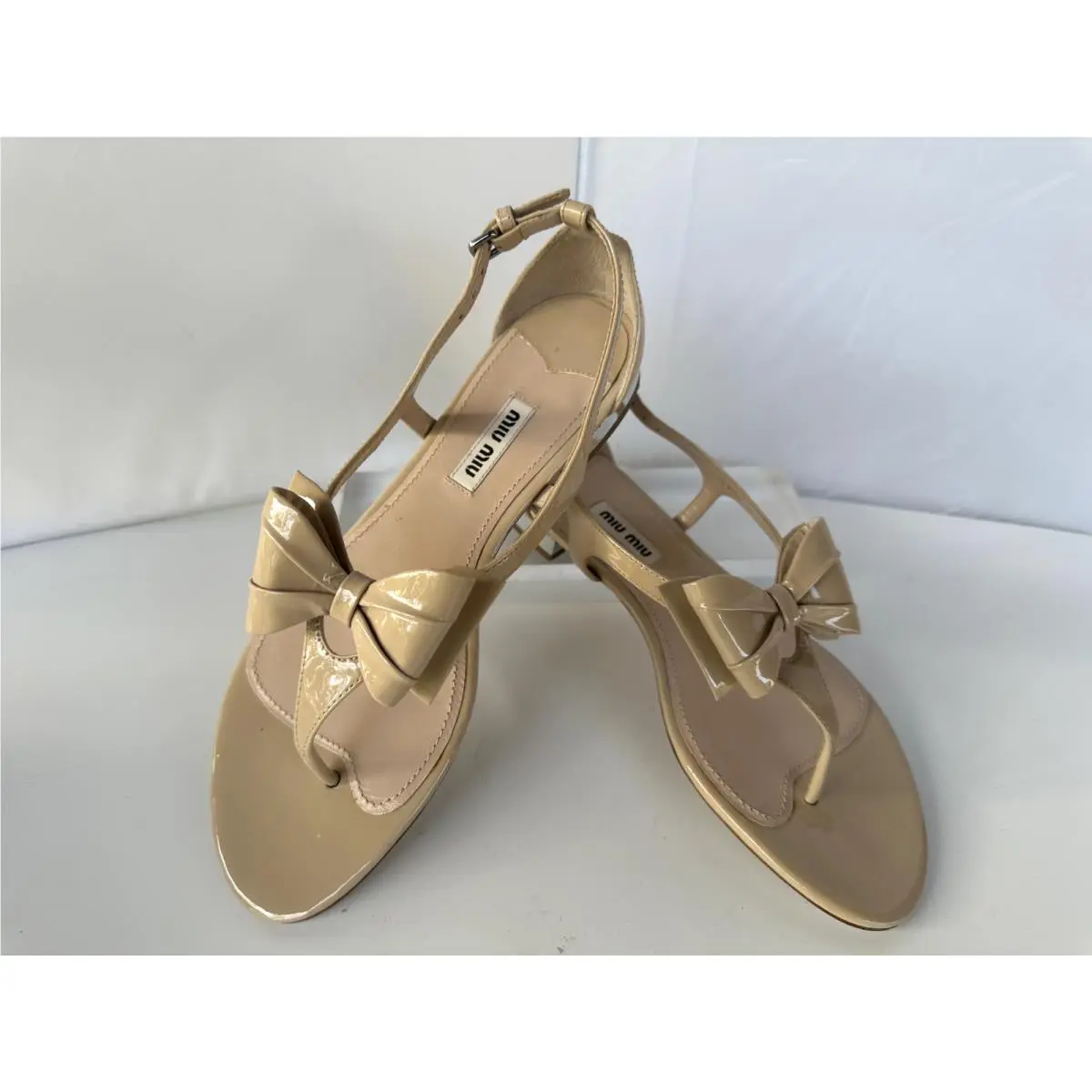 Miu Miu shoes - Miu Miu sandal - sandal - Beige (UPC: 8051415224033) 13