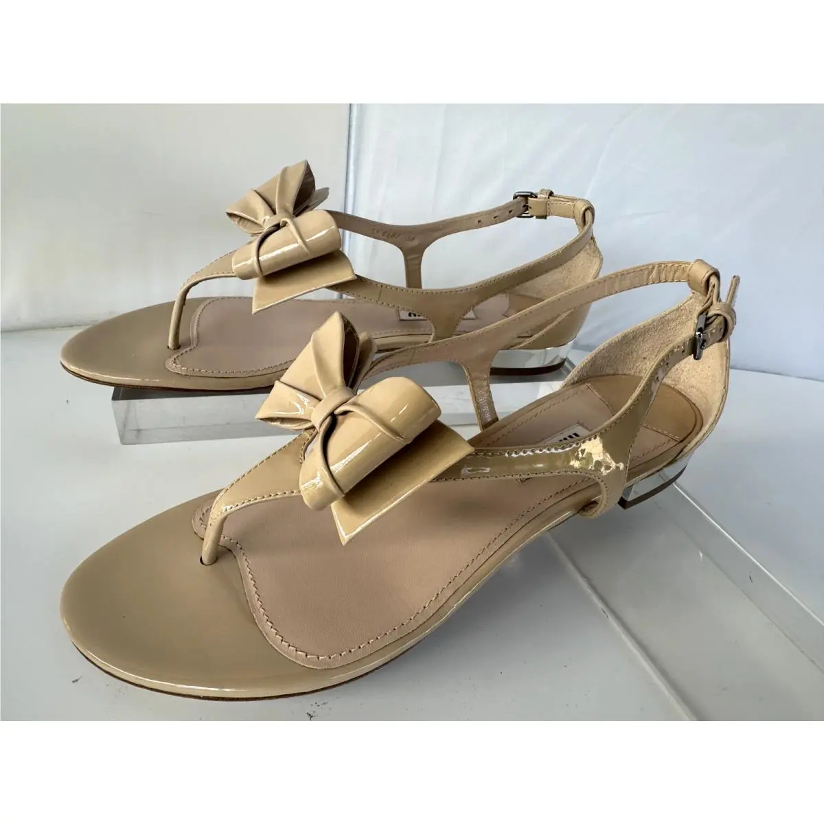 Miu Miu shoes - Miu Miu sandal - sandal - Beige (UPC: 8051415224033) 14