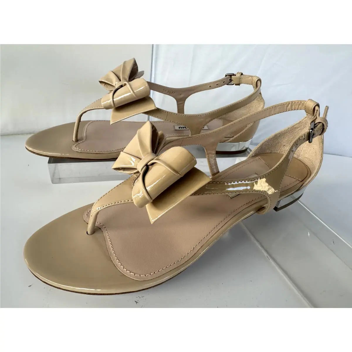 Miu Miu shoes - Miu Miu sandal - sandal - Beige (UPC: 8051415224033) 0