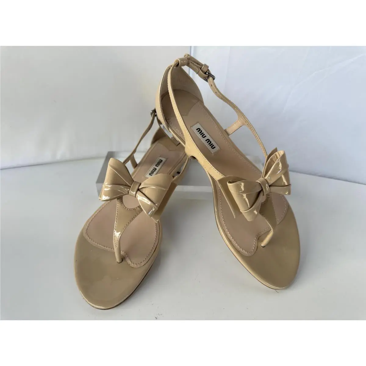 Miu Miu shoes - Miu Miu sandal - sandal - Beige (UPC: 8051415224033) 3