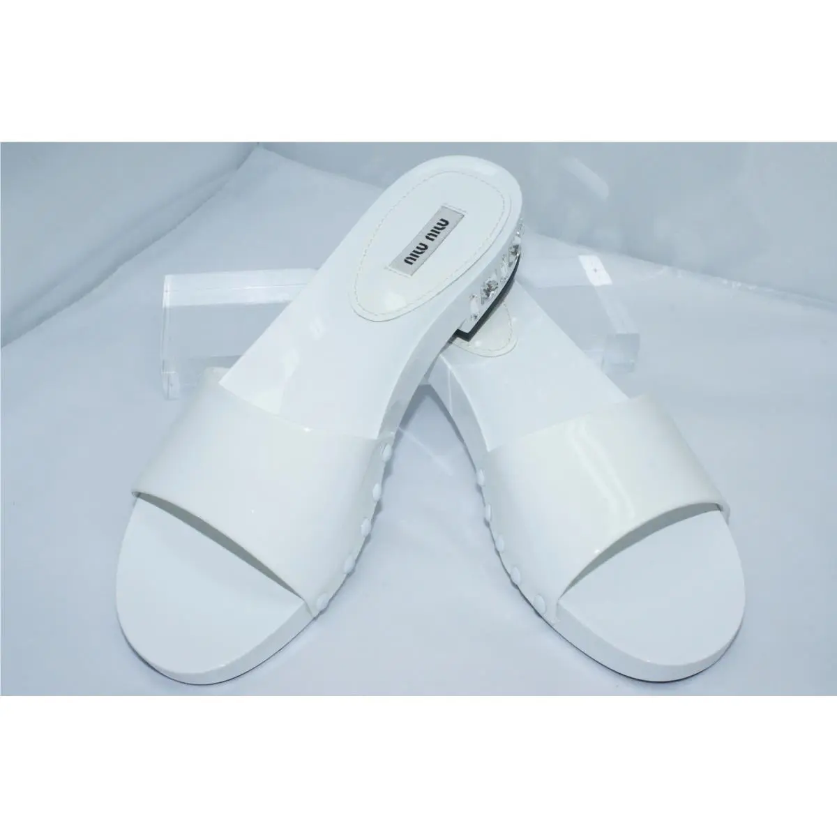 Miu Miu shoes - Miu Miu Vernice - Vernice - White (UPC: 8059299830258) 3