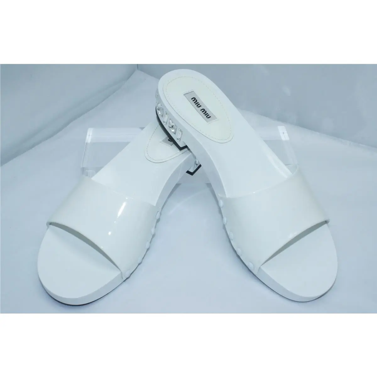 Miu Miu shoes - Miu Miu Vernice - Vernice - White (UPC: 8059299830258) 9