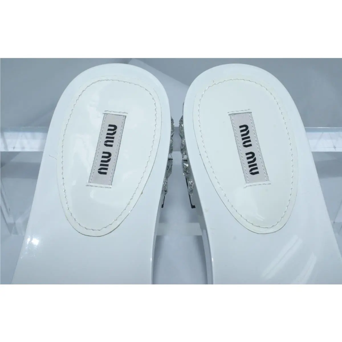 Miu Miu shoes - Miu Miu Vernice - Vernice - White (UPC: 8059299830258) 6