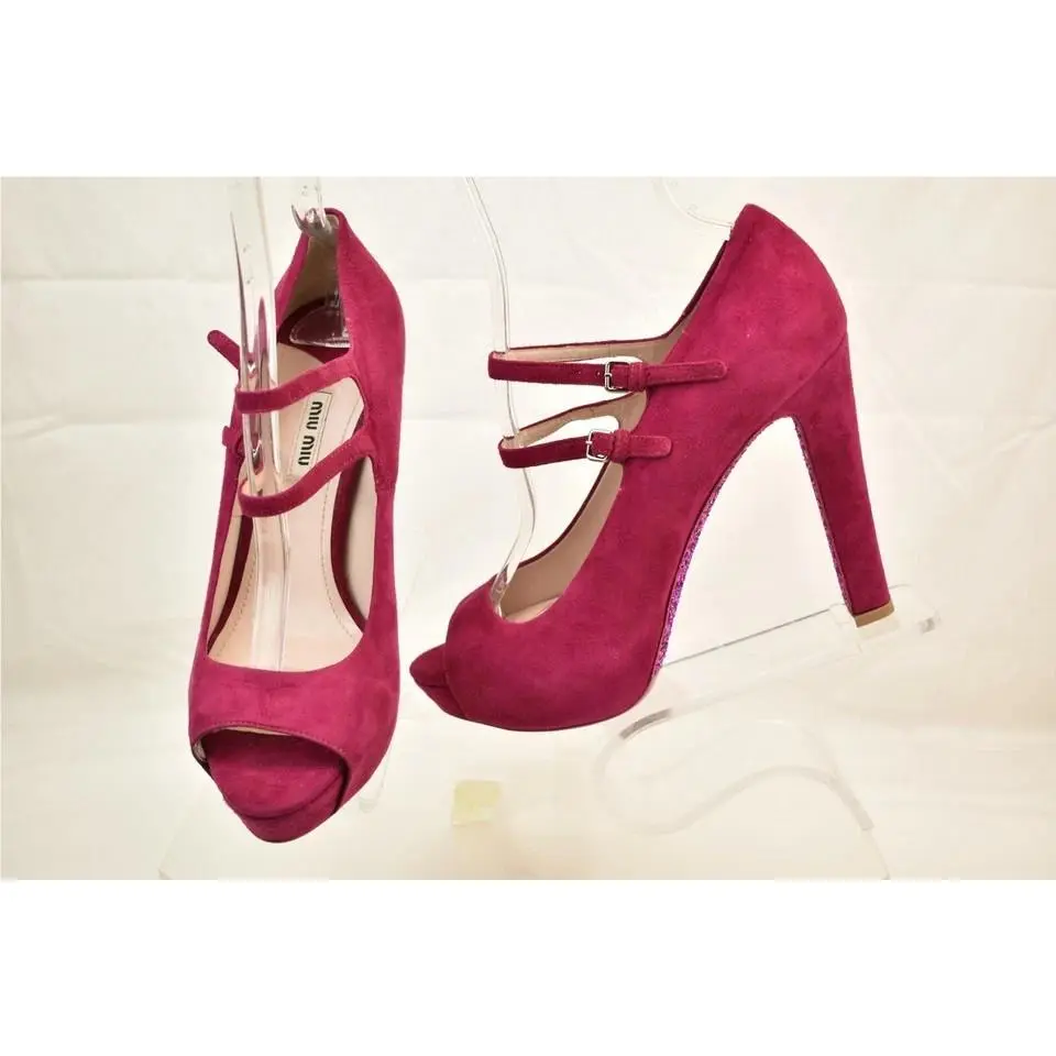 Miu Miu shoes - MIU MIU PRADA 5KP238 - PRADA - Red (UPC: 8058094208415) 5
