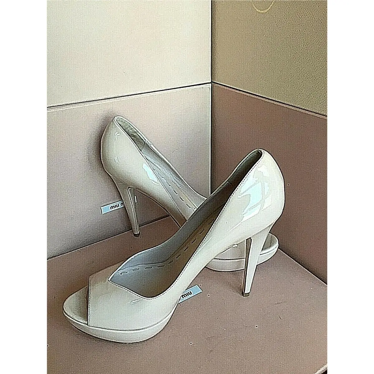 Miu Miu shoes - Designer - Designer - Shiny Creamy (UPC: 8033904709924) 0