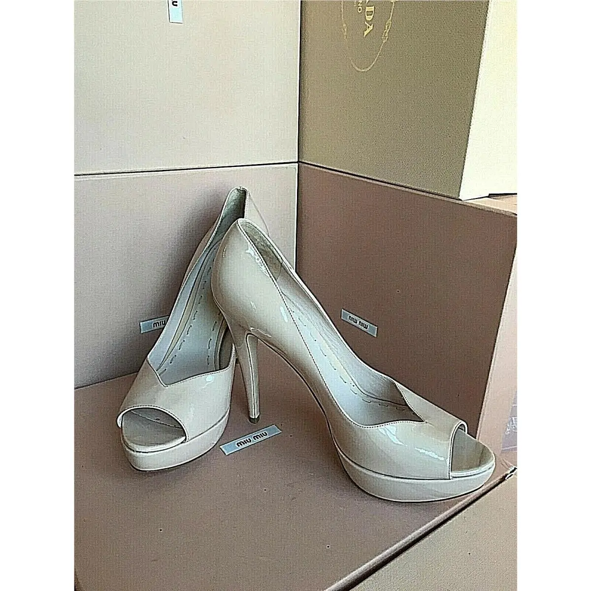 Miu Miu shoes - Designer - Designer - Shiny Creamy (UPC: 8033904709924) 2