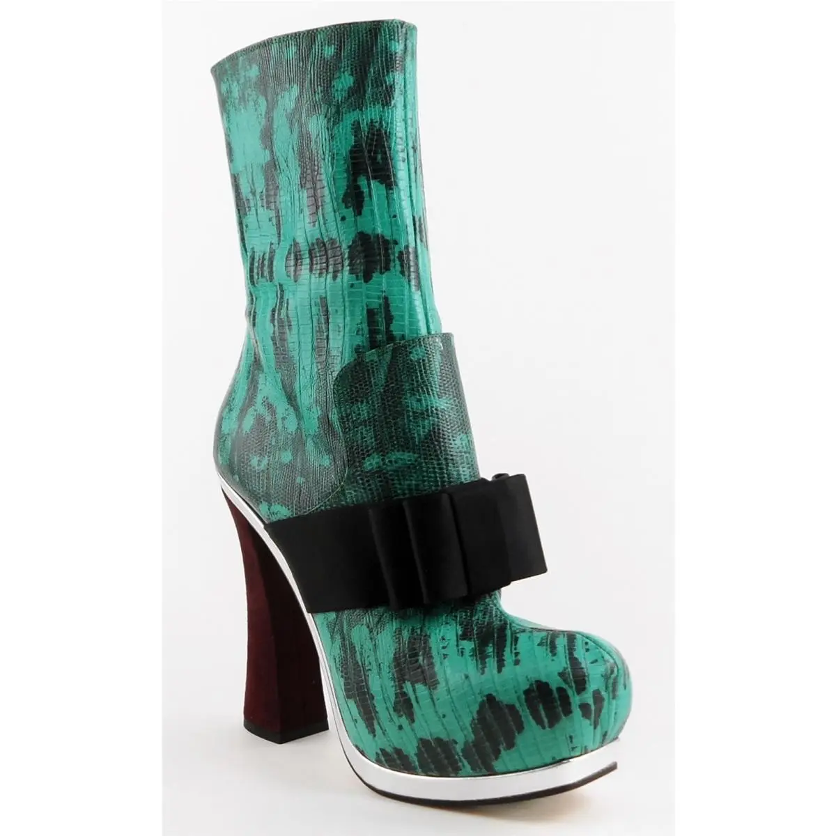 Miu Miu shoes - Turquoise/ Multi-Color, Main: Pavone (UPC: 8053673425436) 0