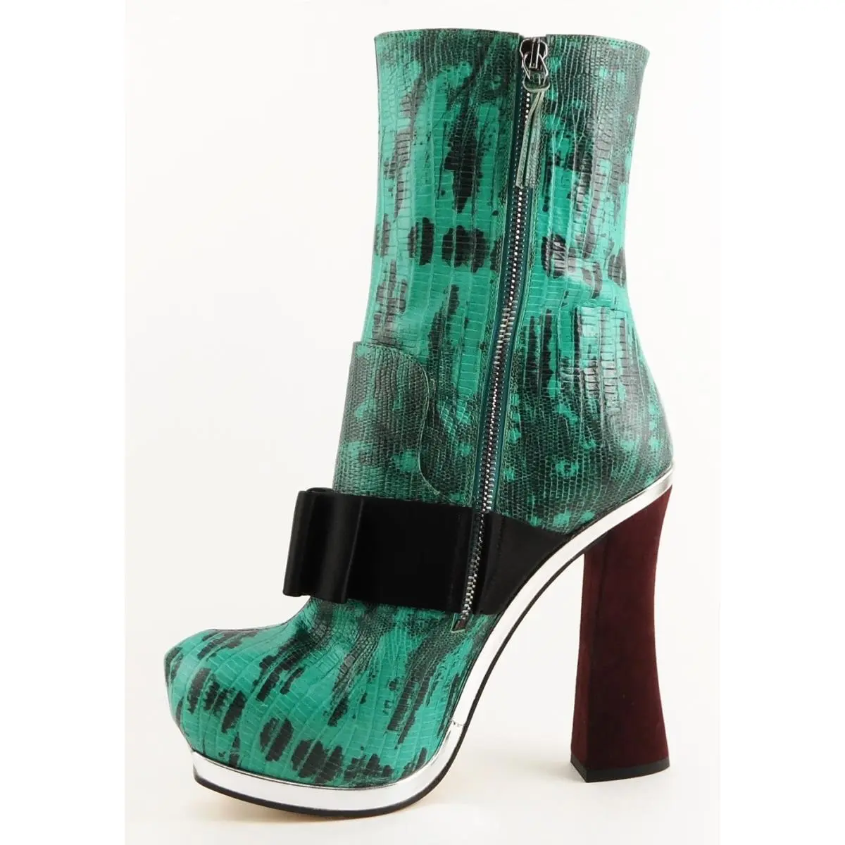 Miu Miu shoes - Turquoise/ Multi-Color, Main: Pavone (UPC: 8053673425436) 1