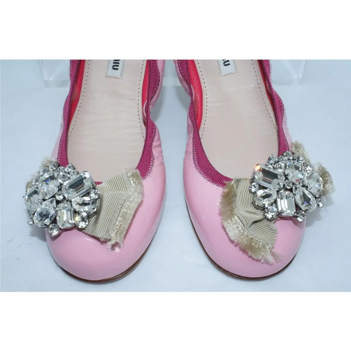 Miu Miu shoes - Ballet Flats - Ballet Flats - Pink, Main: Rosa (UPC: 8058257389838) 7