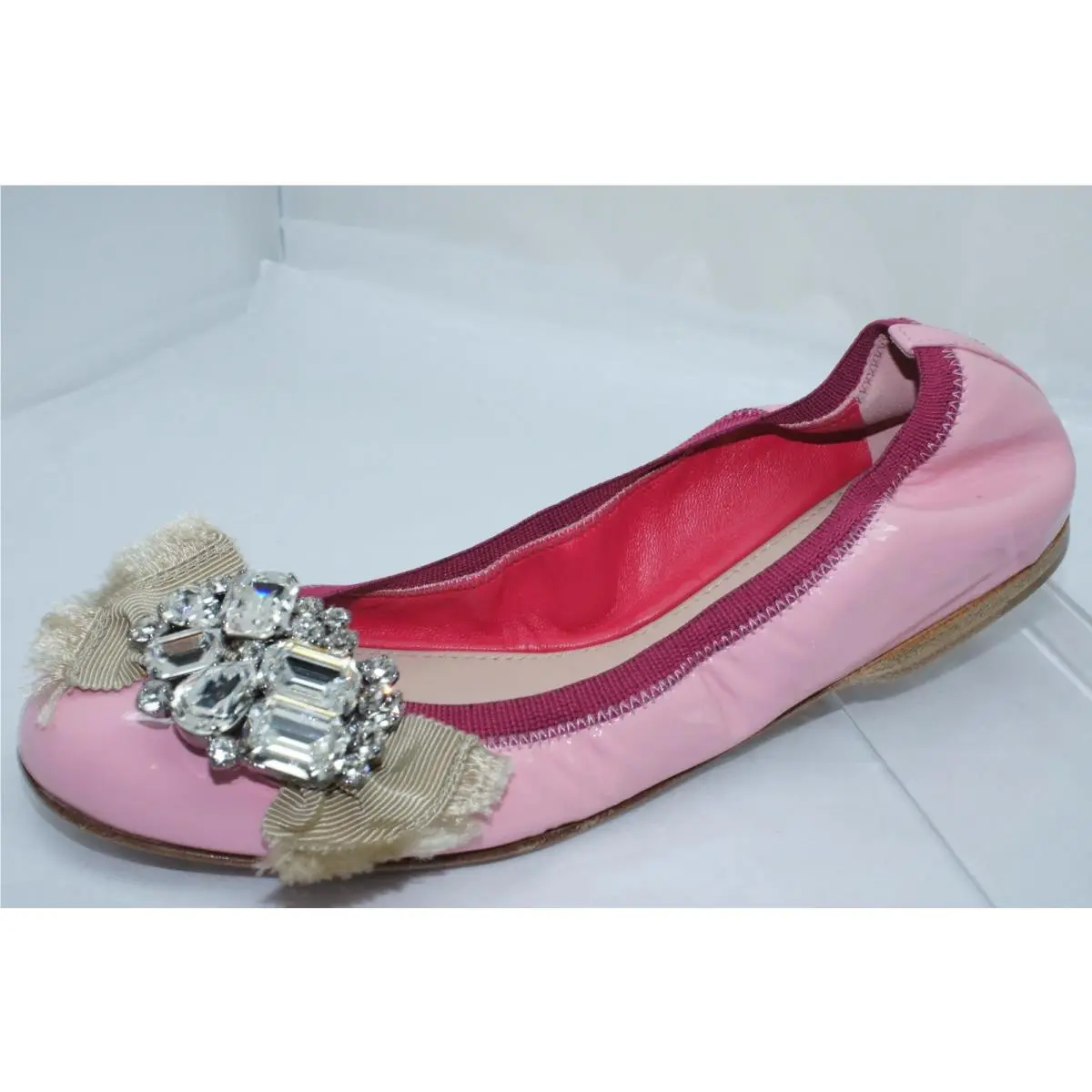 Miu Miu shoes - Ballet Flats - Ballet Flats - Pink, Main: Rosa (UPC: 8058257389838) 2