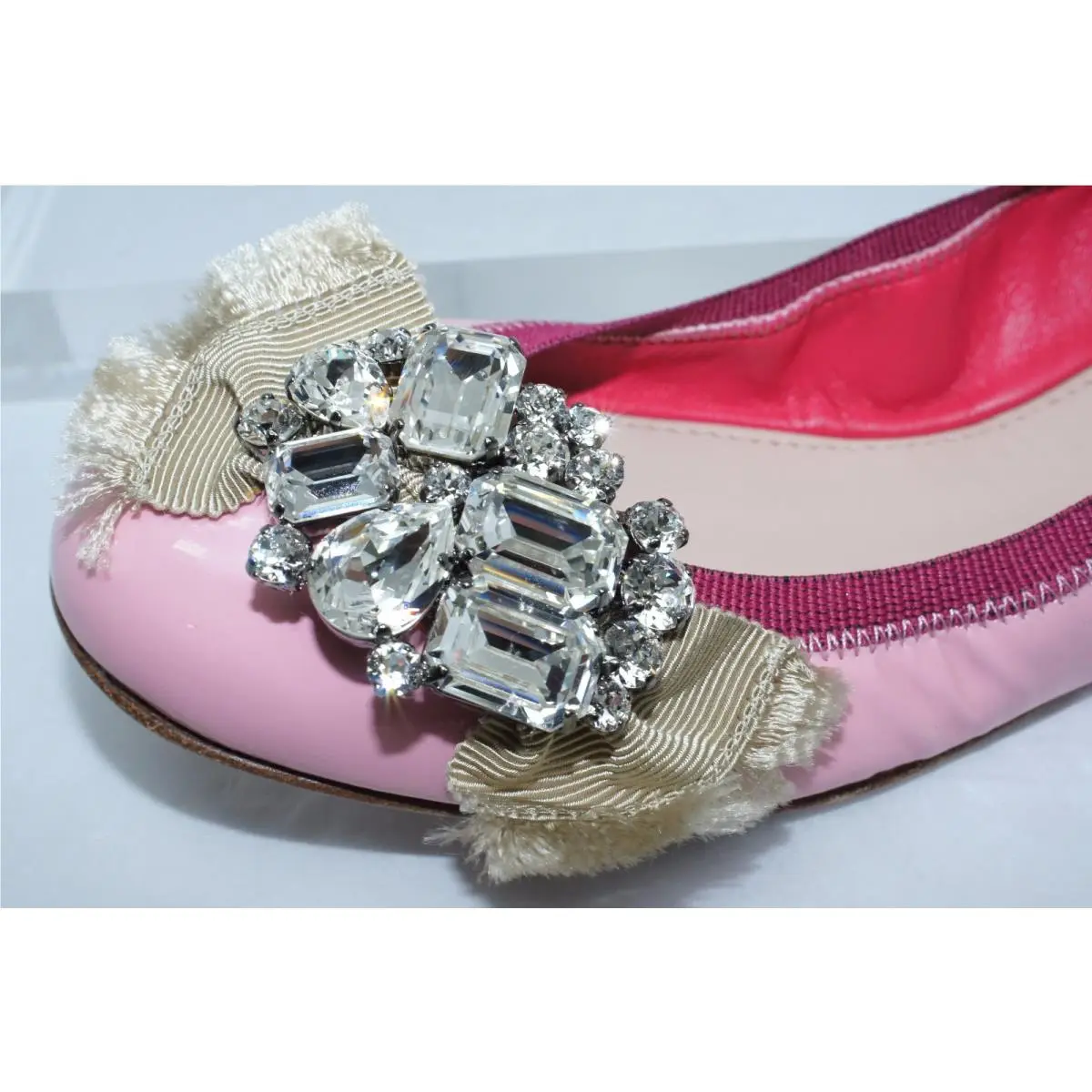 Miu Miu shoes - Ballet Flats - Ballet Flats - Pink, Main: Rosa (UPC: 8058257389838) 1