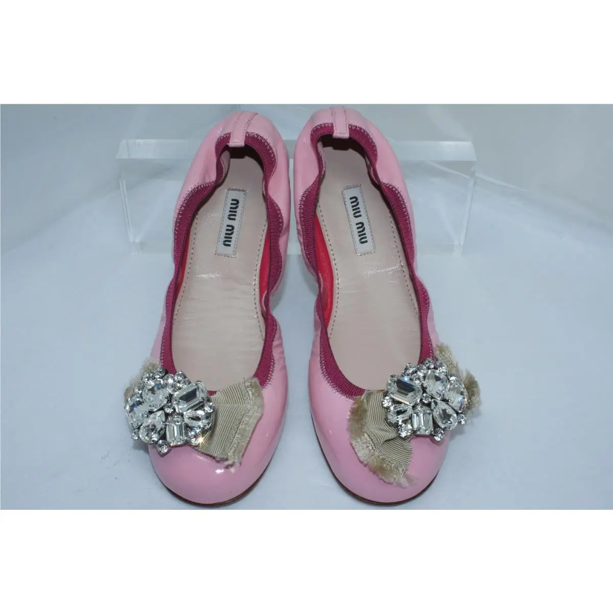 Miu Miu shoes - Ballet Flats - Ballet Flats - Pink, Main: Rosa (UPC: 8058257389838) 5