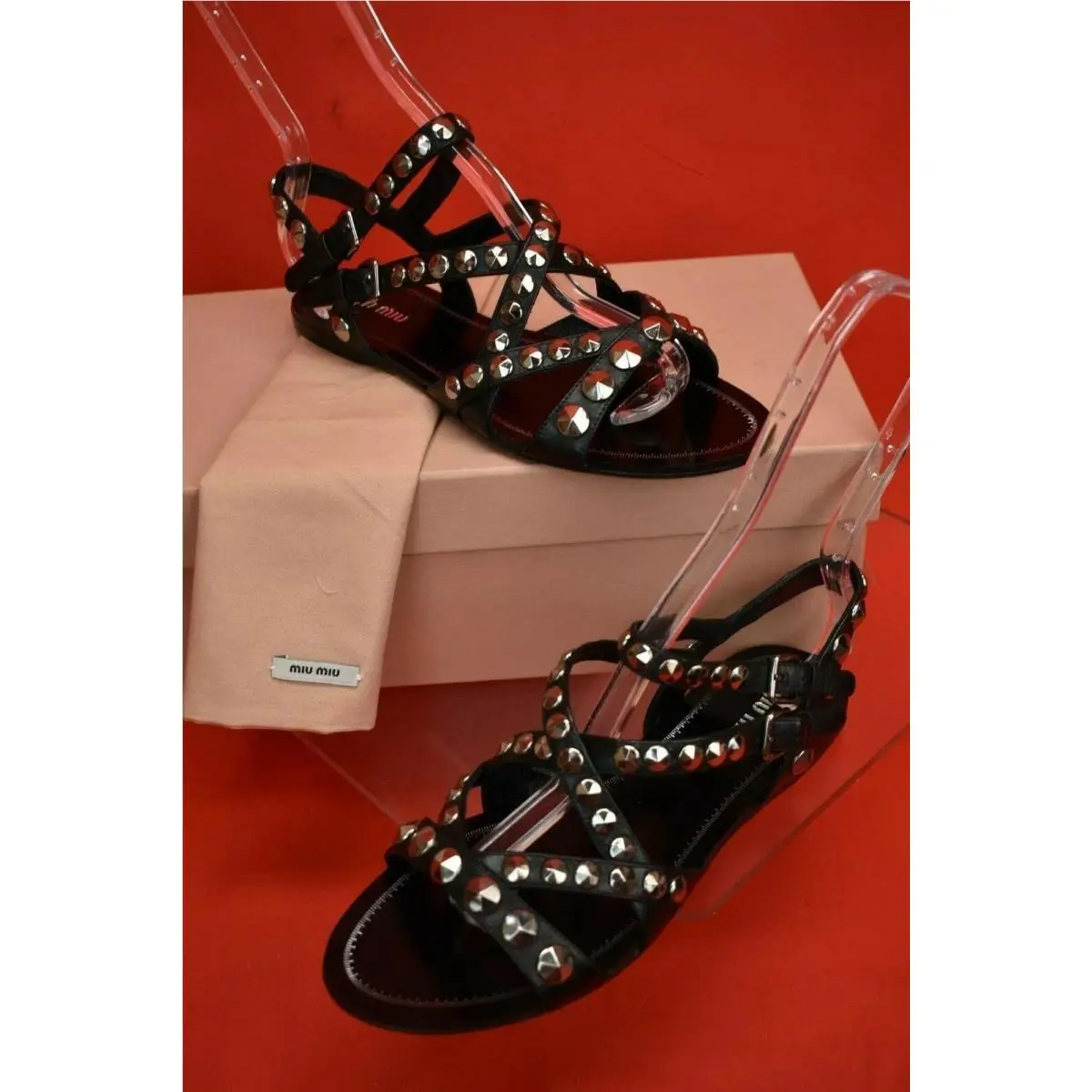 Miu Miu shoes - MIU MIU PRADA 5X8709 - PRADA - Black (UPC: 0468205358348) 0