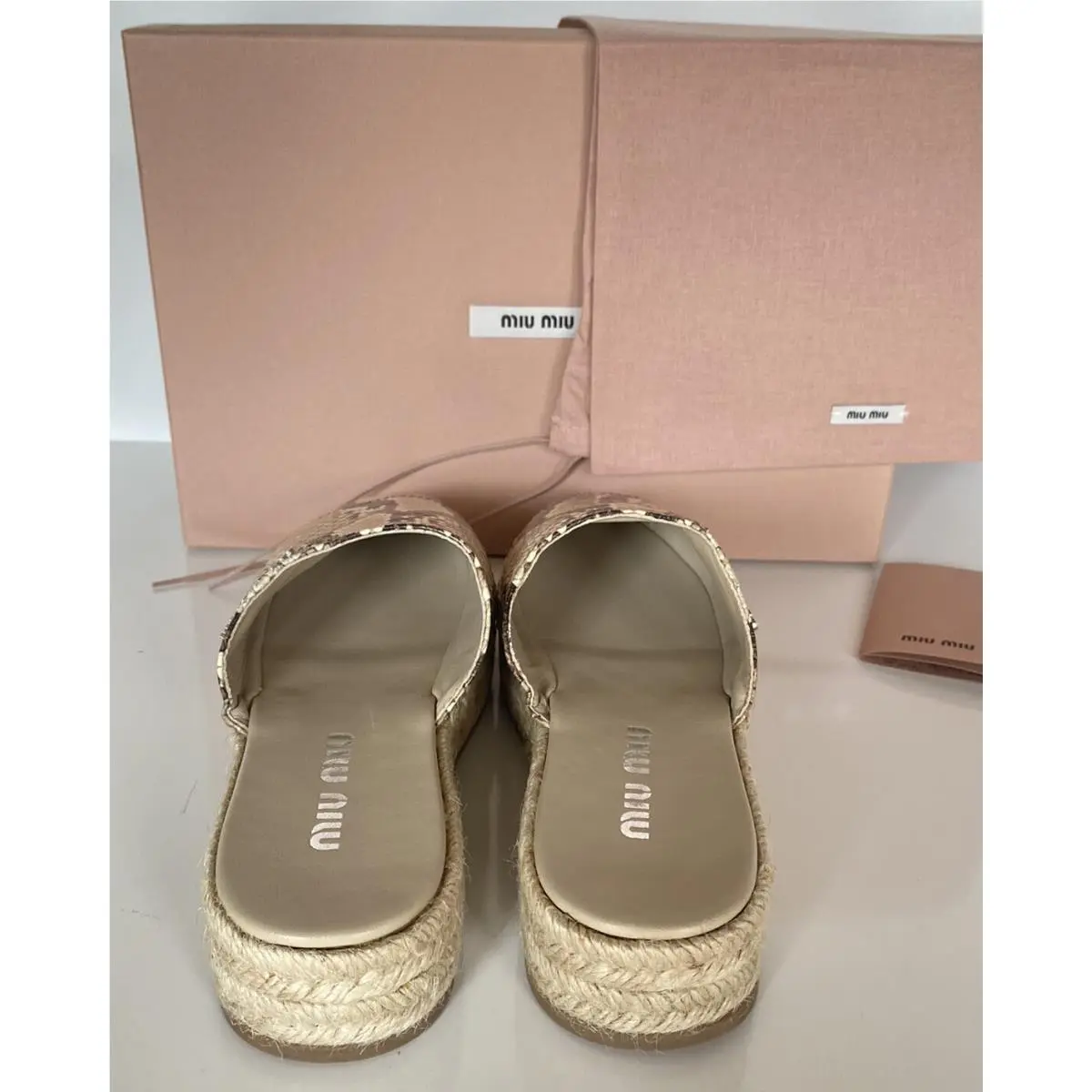 Miu Miu shoes - 5XZ354 - 5XZ354 - Beige (UPC: 8051188851726) 2