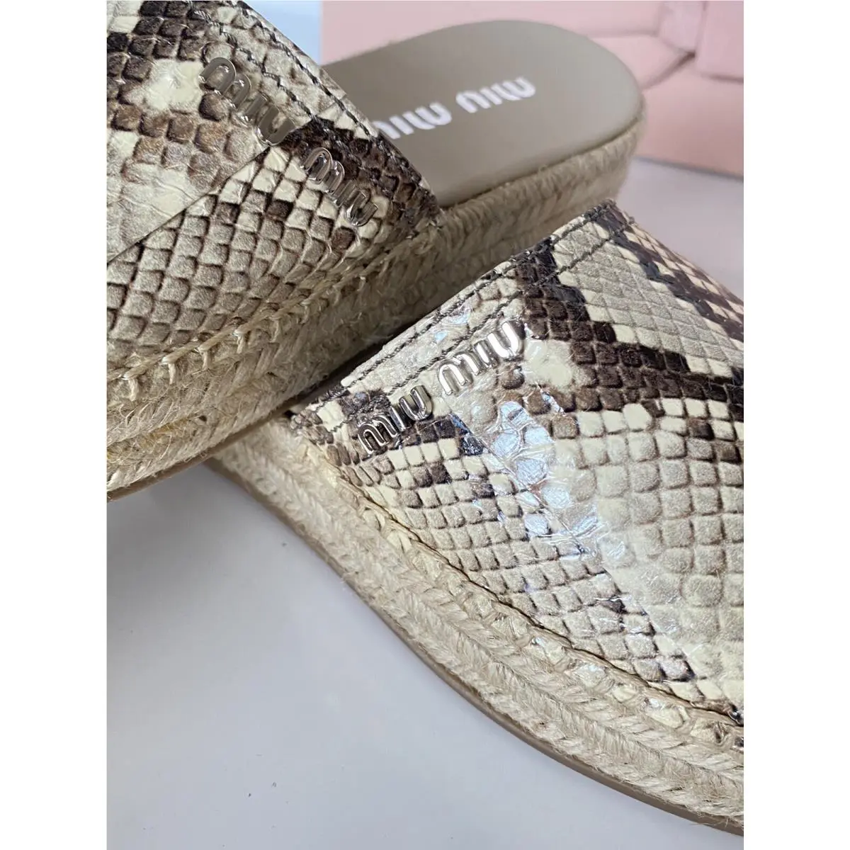 Miu Miu shoes - 5XZ354 - 5XZ354 - Beige (UPC: 8051188851726) 3