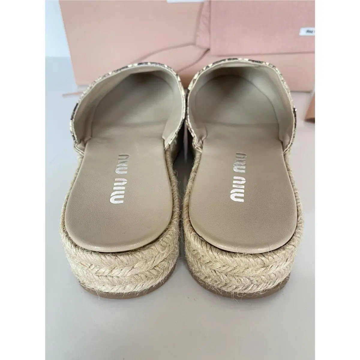 Miu Miu shoes - 5XZ354 - 5XZ354 - Beige (UPC: 8051188851726) 4