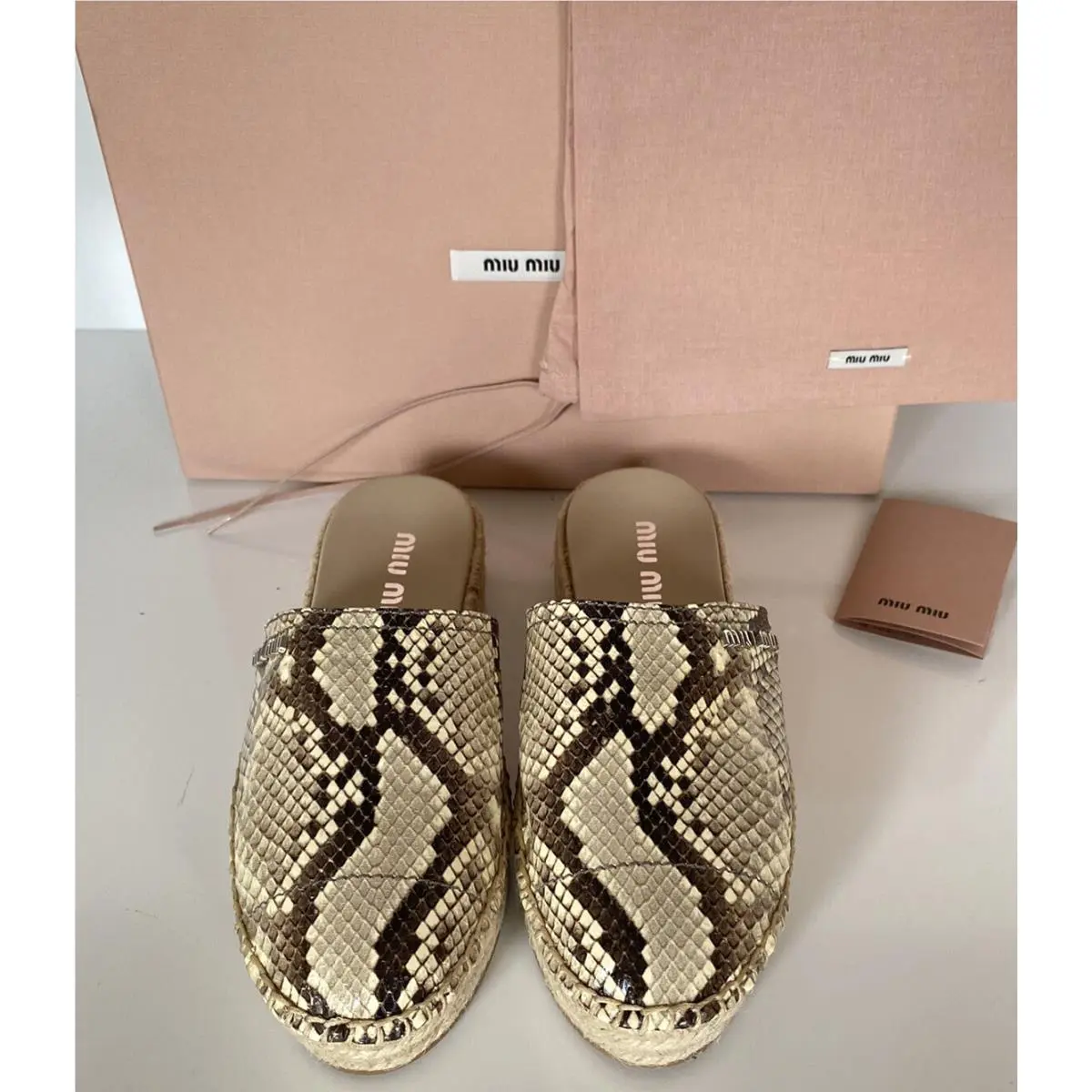 Miu Miu shoes - 5XZ354 - 5XZ354 - Beige (UPC: 8051188851726) 1