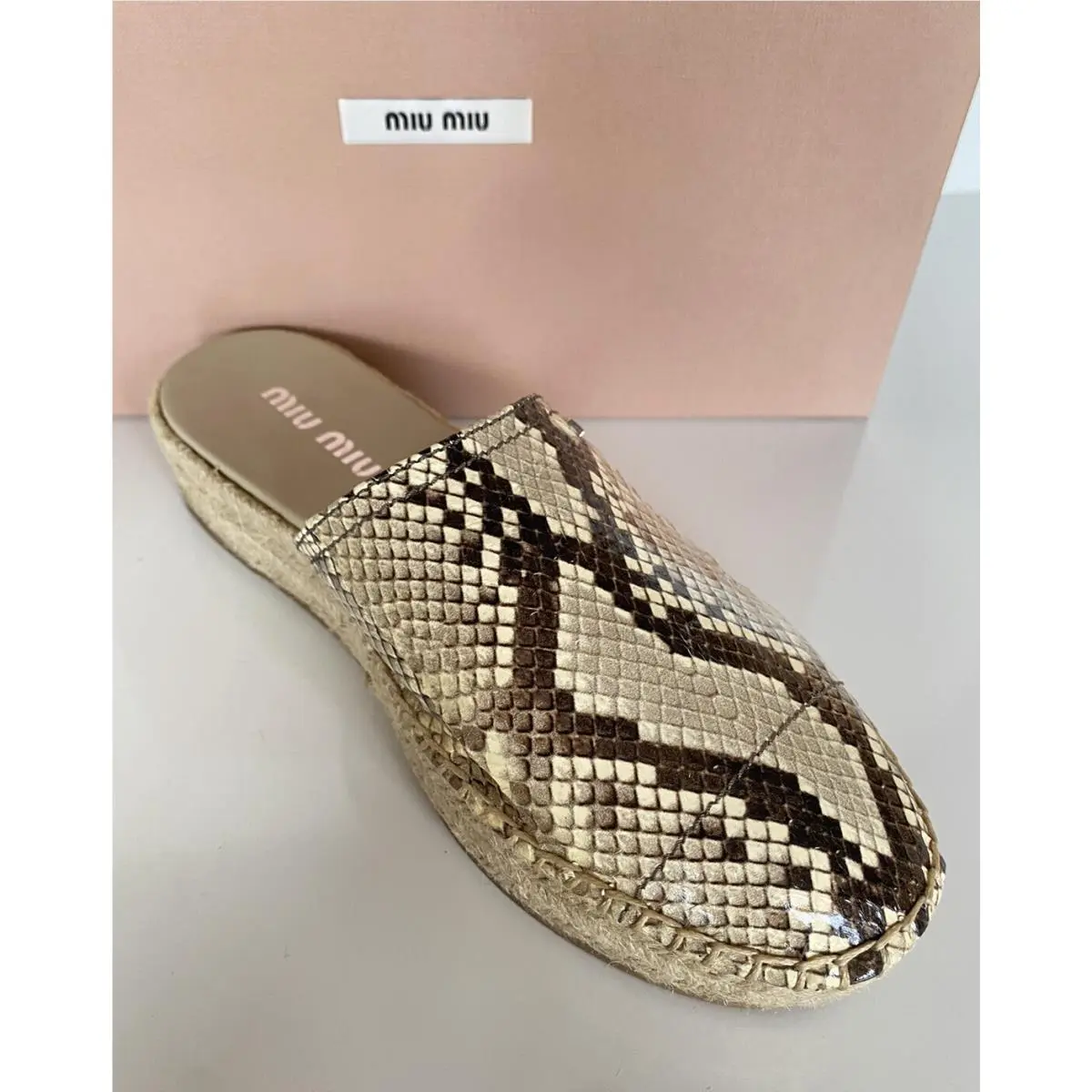 Miu Miu shoes - 5XZ354 - 5XZ354 - Beige (UPC: 8051188851726) 7