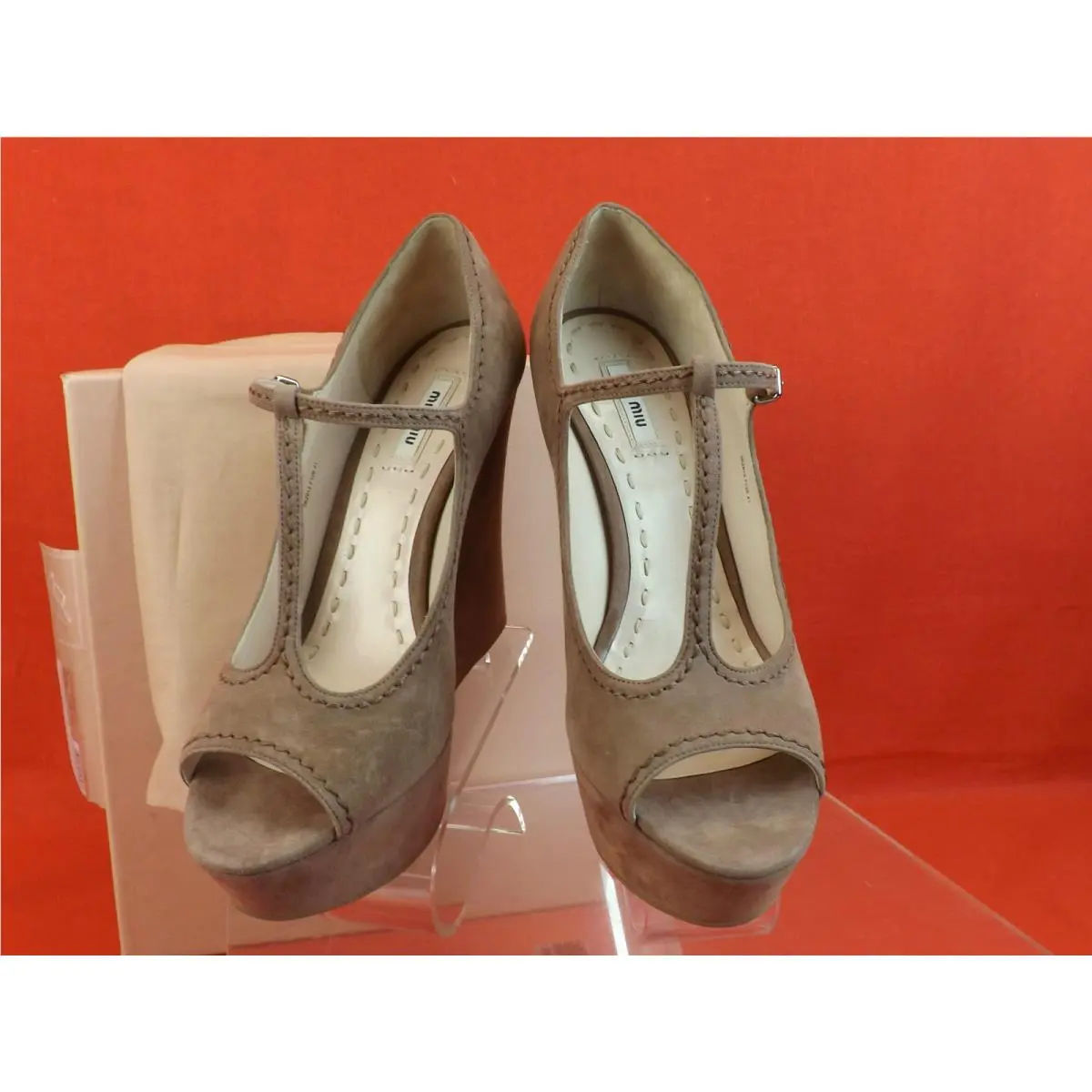 Miu Miu shoes - MIU MIU PRADA 5KZ012 - PRADA - Dark Rose (UPC: 0468205358348) 2