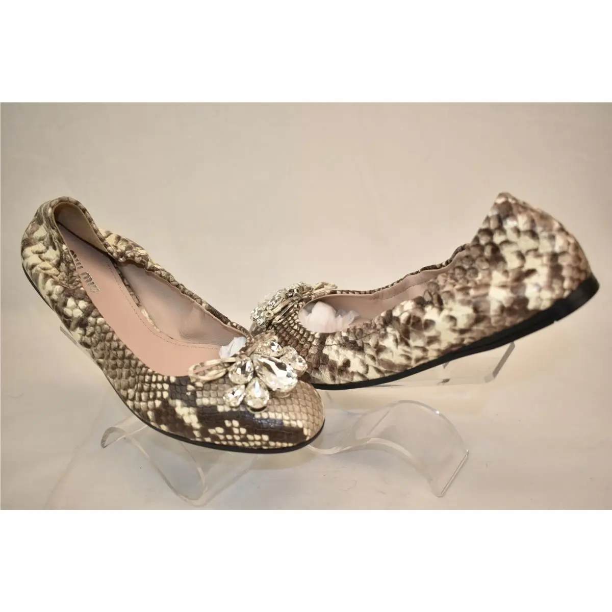Miu Miu shoes - MIU MIU 5F149C PRADA - PRADA - Beige (UPC: 8056382598040) 8