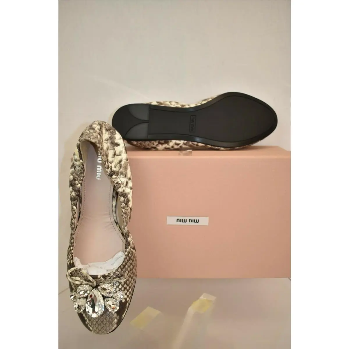 Miu Miu shoes - MIU MIU 5F149C PRADA - PRADA - Beige (UPC: 8056382598040) 1