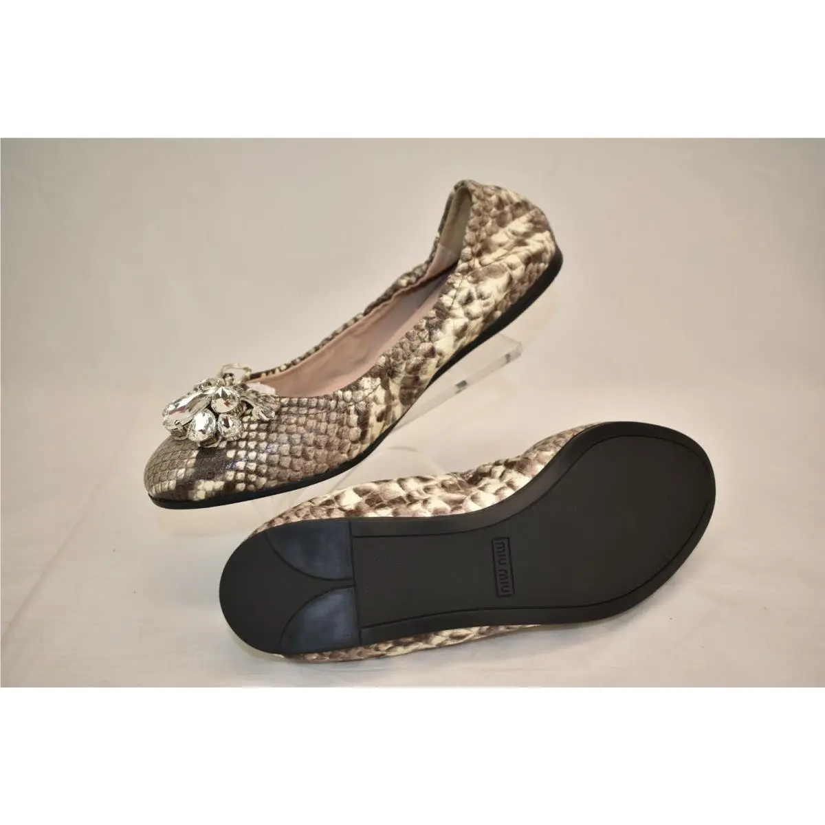 Miu Miu shoes - MIU MIU 5F149C PRADA - PRADA - Beige (UPC: 8056382598040) 5