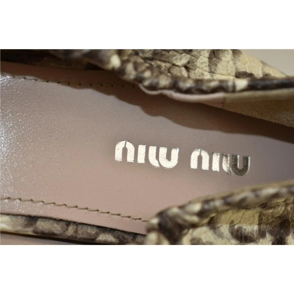Miu Miu shoes - MIU MIU 5F149C PRADA - PRADA - Beige (UPC: 8056382598040) 6