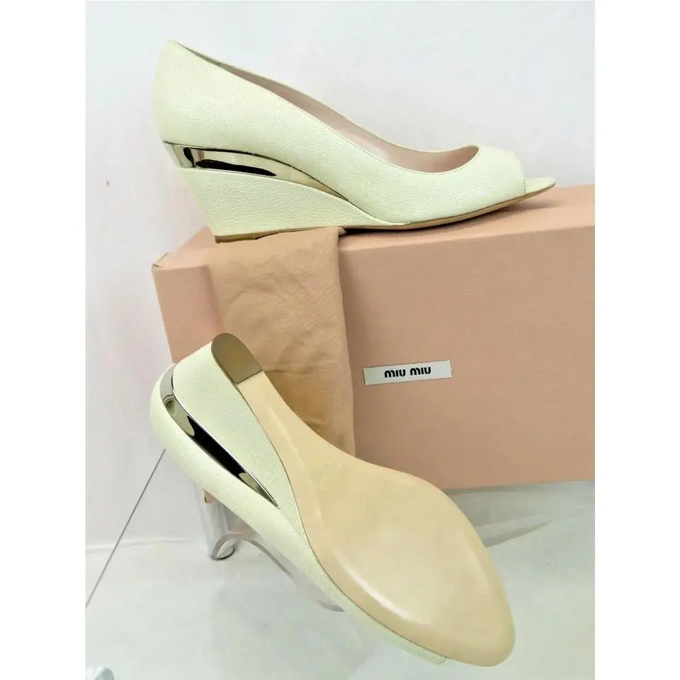 Miu Miu shoes - MIU MIU PRADA 5KZ019 - PRADA - White (UPC: 0468205358348) 8