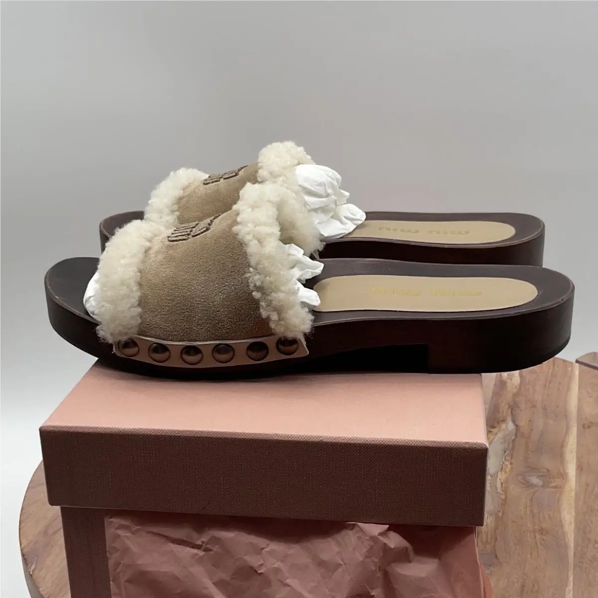 Miu Miu shoes - Beige 8