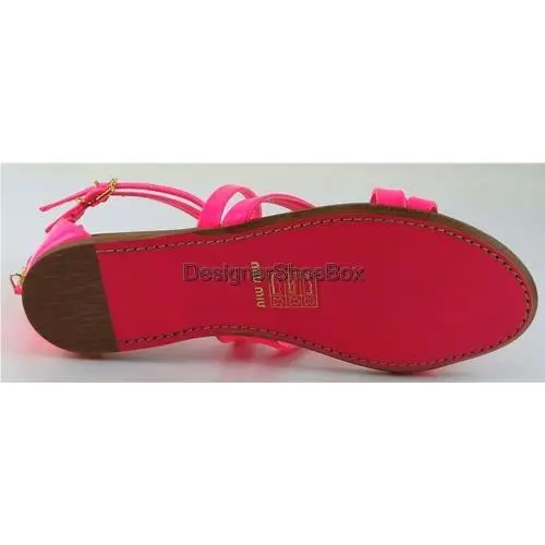Miu Miu shoes - Neon Pink, Main: Rosa Fluo (UPC: 8058181109533) 2