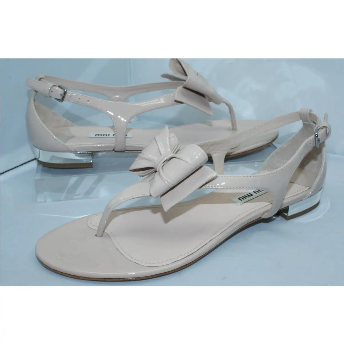 Miu Miu shoes - Miu Miu sandal - sandal - Beige (UPC: 8051415224033) 5