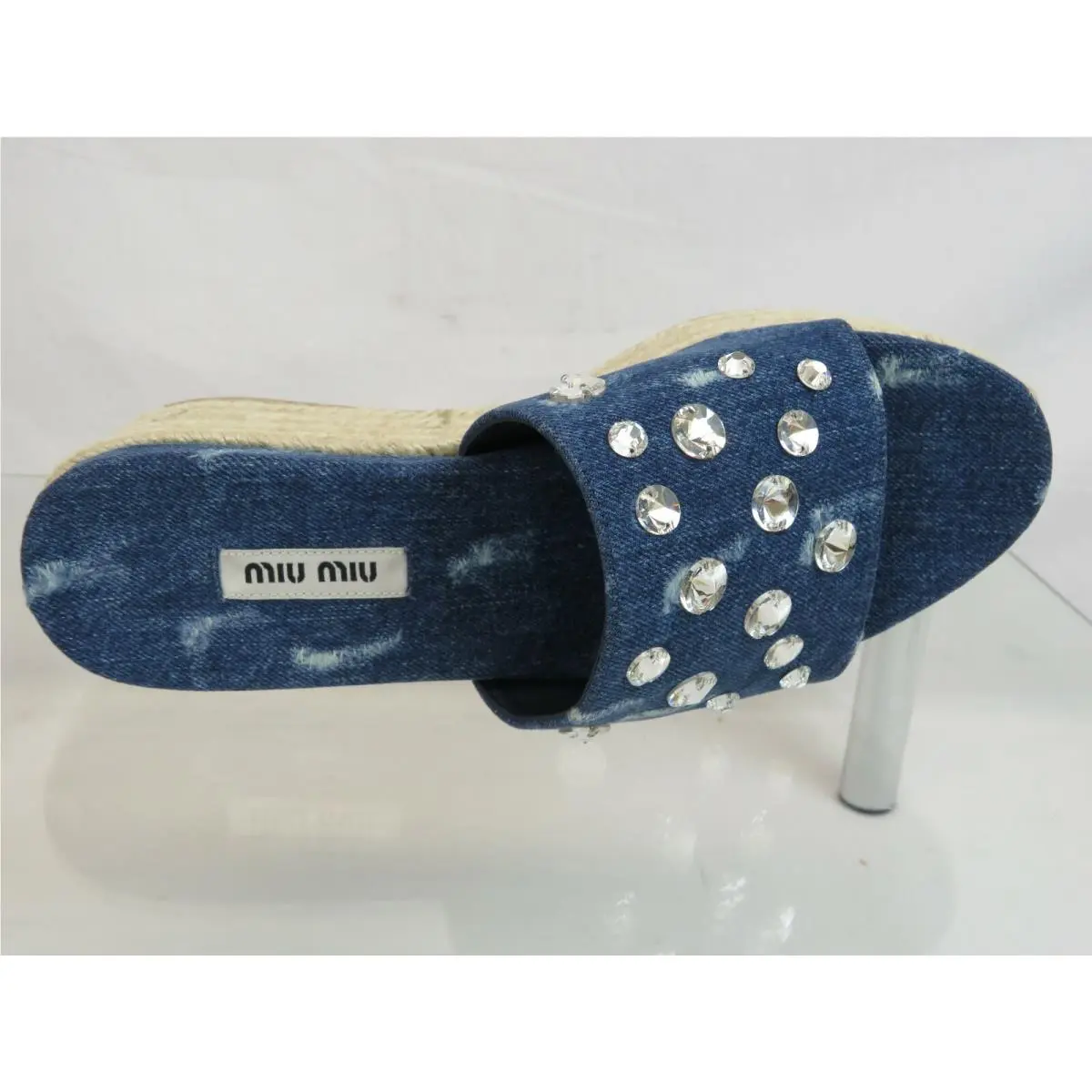 Miu Miu shoes - MIU MIU 5XX383 - Blue (UPC: 8056158896172) 9
