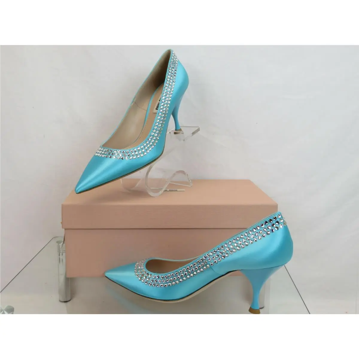 Miu Miu shoes - 5I796C - 5I796C - Blue (UPC: 8051188547445) 9